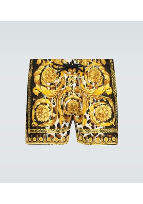 Versace Baroque printed swim shorts