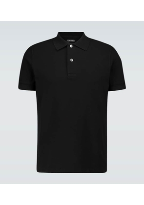 Tom Ford Short-sleeved cotton polo shirt