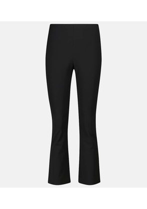 Vince Mid-rise cropped kick-flare pants