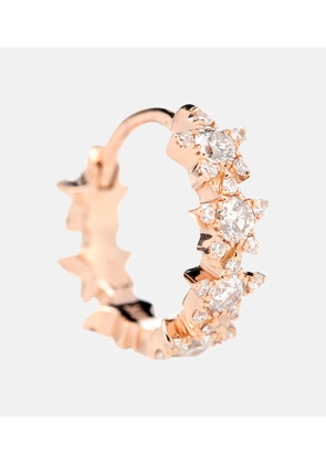 Maria Tash 8mm Diamond Constellation Eternity Ring 18kt rose gold and diamond earring