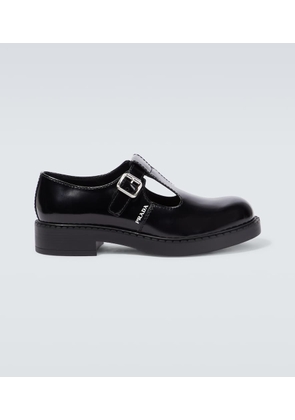 Prada Leather T-Strap Mary Jane shoes