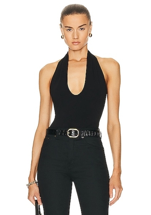 AGOLDE Azima Bodysuit in Black - Black. Size XL (also in ).