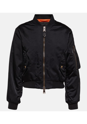 Balenciaga Shrunk cropped bomber jacket