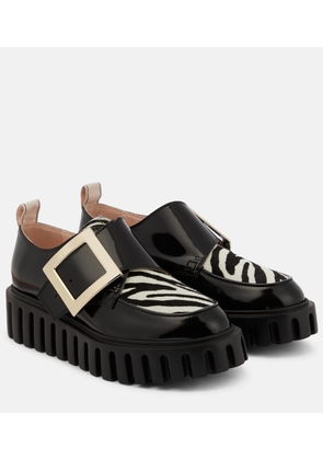 Roger Vivier Viv' Go-Thick patent leather platform loafers