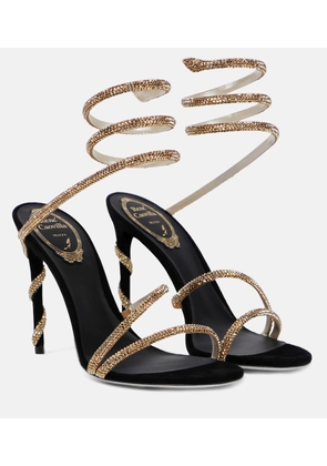 Rene Caovilla Margot embellished suede sandals