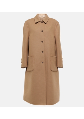 Gucci Double-faced wool and silk coat