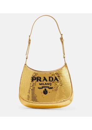 Prada Cleo Medium sequined shoulder bag