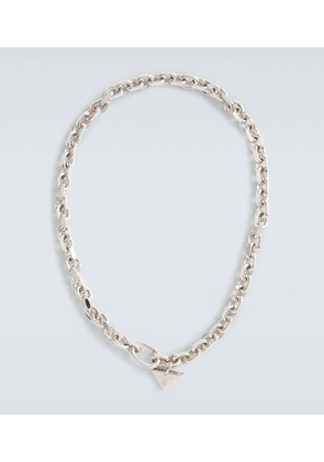 Prada Sterling silver chain link necklace