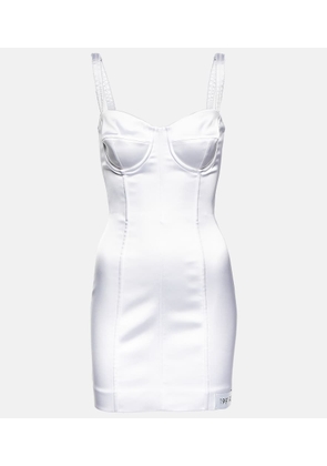 Dolce&Gabbana x Kim satin minidress