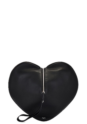 ALAÏA Le Coeur Soft Heart Clutch in Noir - Black. Size all.