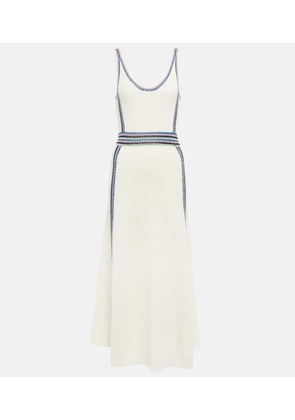 Chloé Embroidered wool maxi dress