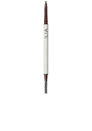 ILIA In Full Micro-Tip Brow Pencil in Aubrun Brown - Brown. Size all.