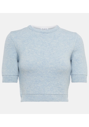 Alaïa Wool crop sweater