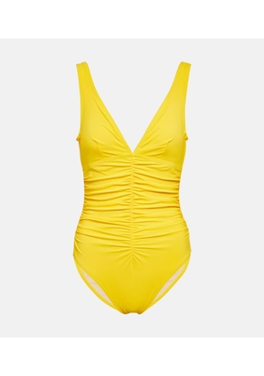 Karla Colletto Smart V-neck swimsuit
