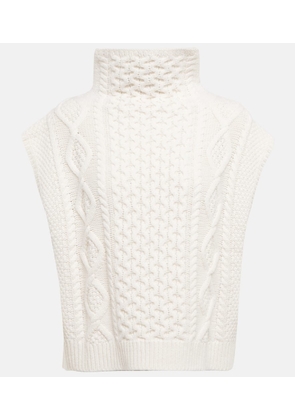 Polo Ralph Lauren Cable-knit wool and cashmere sweater vest