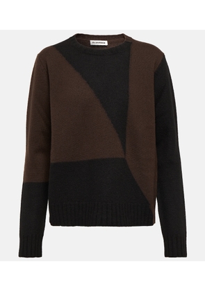 Jil Sander Intarsia virgin wool sweater