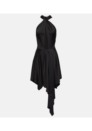 Stella McCartney Cutout asymmetric halterneck dress