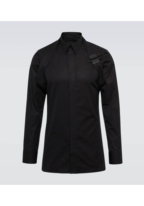 Givenchy U-Lock harness cotton poplin shirt