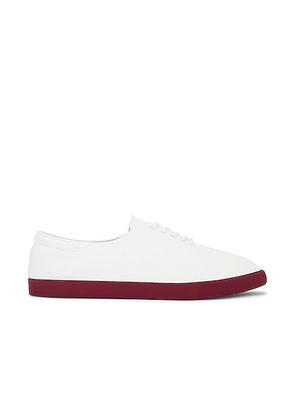 The Row Sneaker in White & Rubino - White. Size 40 (also in 41).