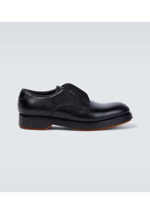 Zegna Udine leather Derby shoes