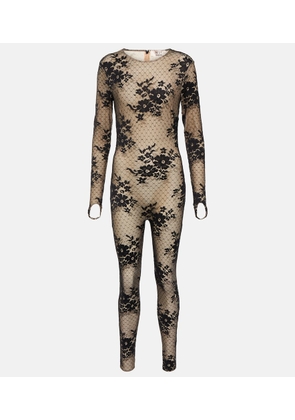 Wolford x N21 Pattie lace-paneled jumpsuit