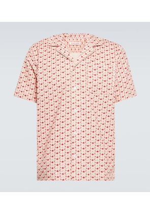 Orlebar Brown Marne printed cotton-blend corduroy shirt