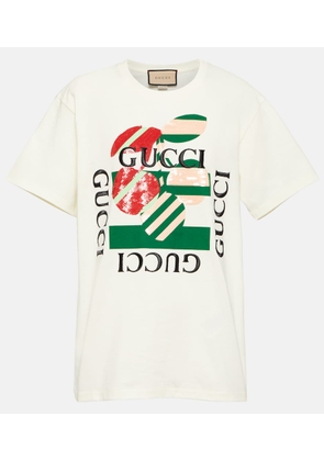 Gucci Printed cotton-jersey T-shirt