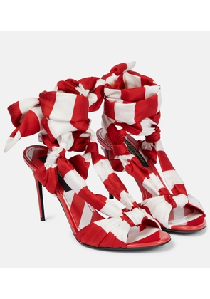 Dolce&Gabbana Portofino 105 striped sandals
