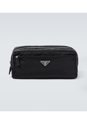 Prada Re-Nylon leather-trimmed travel bag