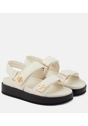 Tory Burch Double T leather sandals