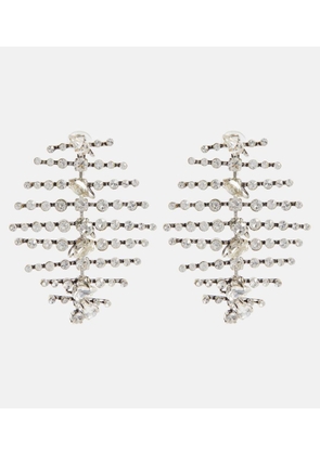 Saint Laurent Crystal-embellished drop earrings
