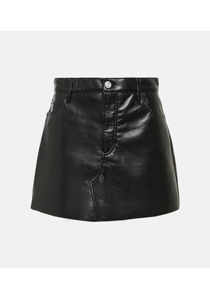 Frame Le High 'N' Tight leather miniskirt