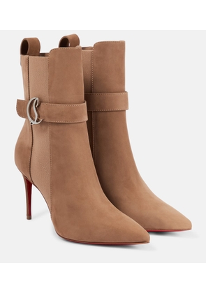Christian Louboutin CL Chelsea Booty suede ankle boots