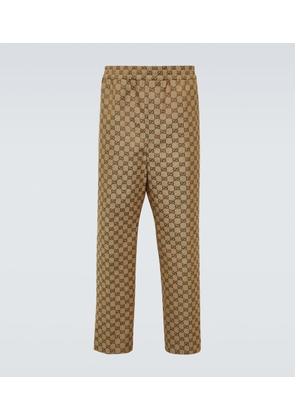 Gucci GG Supreme cotton-blend pants