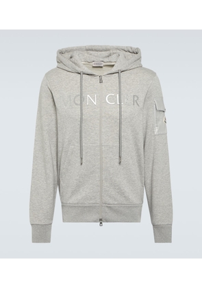 Moncler Logo cotton-blend fleece hoodie