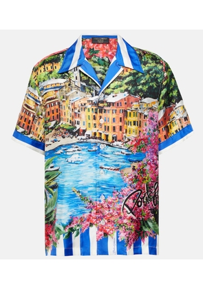 Dolce&Gabbana Portofino printed silk shirt