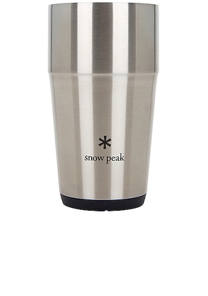 Snow Peak Shimo Tumbler 470 in Silver - Light Grey. Size all.