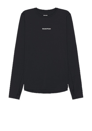 District Vision Aloe Long Sleeve T-shirt in Black - Black. Size L (also in M, S).