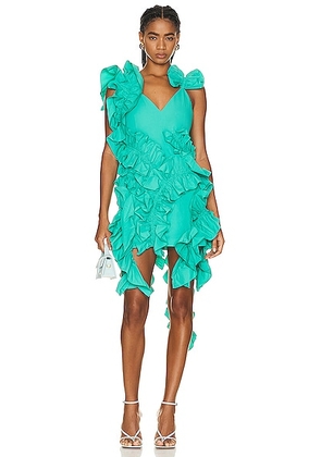 AKNVAS Brooke Dress in Atlantis - Teal. Size 0 (also in 2).