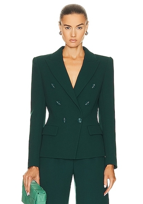 Alexandre Vauthier Wool Jacket in Cypress Green - Dark Green. Size 34 (also in 38).