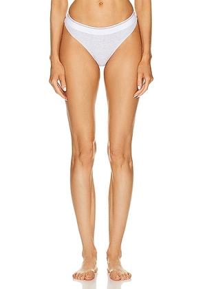 Alexander Wang Thong in Light Heather Grey - Light Grey. Size L (also in M, S, XS).