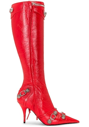 Balenciaga Cagole Boots In Tomato Red in Tomato Red - Red. Size 36 (also in 40).
