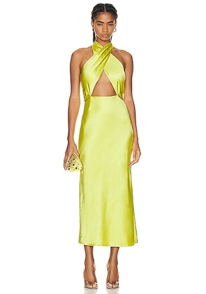 Simon Miller Yabba Dress in Valley Green - Yellow. Size 0 (also in ).