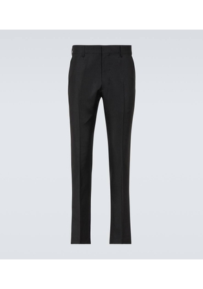 Ami Paris Mohair and wool straight pants