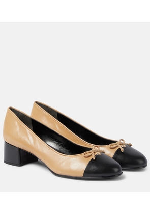 Tory Burch Bow-detail leather pumps