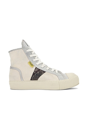 Rhude Bel Airs Sneaker in White  Beige & Snake - White. Size 10 (also in 12, 8).
