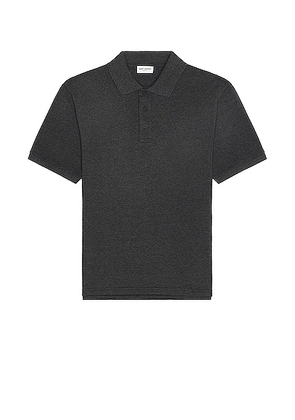 Saint Laurent Polo in Grey - Grey. Size L (also in M, S, XL/1X).