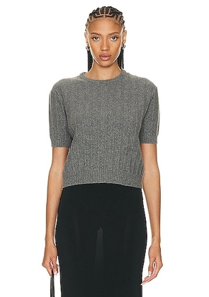 KHAITE Esmeralda Sweater in Sterling - Grey. Size L (also in ).
