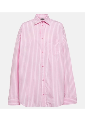 Balenciaga Cotton poplin striped shirt