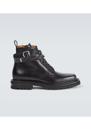 Dries Van Noten Leather combat boots